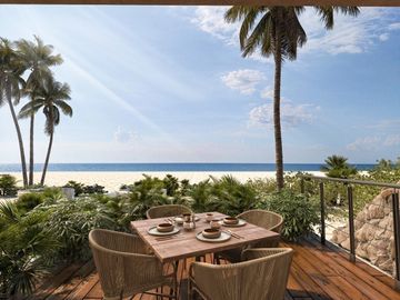 Penthouse(B) en la playa en VENTA en COPROPIEDAD en Rosa Palmar , Sisal