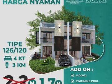 BARU Rumah Mewah 4LT Harga Perdana Cash Only 1.7M di Cimahi Cipageran
