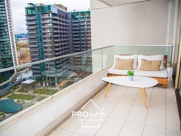 En Venta moderno Dpto 1D1B1box bodega Parque Arauco