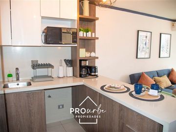 En Venta moderno Dpto 1D1B1box bodega Parque Arauco