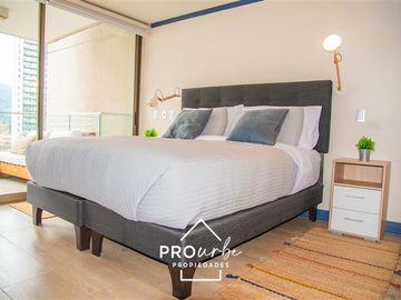 En Venta moderno Dpto 1D1B1box bodega Parque Arauco