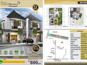 Jual Murah Dan Cepat Rumah 2 Lantai Bebas Banjir