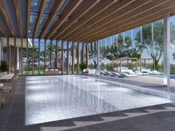 Apartamento con cine, alberca, gimnasio con spinning room, vista al campo de gol