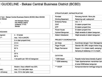 Tanah Kavling Komersial Siap Bangun BCBD Summarecon Bekasi