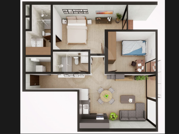 Av. Cuauhtémoc 1193 Departamento en venta en Letrán Valle