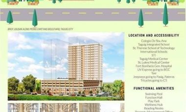 Condominium for sale in Taguig near BGC- Bonifacio Global City