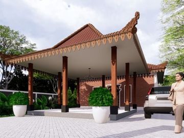 JOGLO MEWAH DI SLEMAN PALING DICARI SAMPING HOTEL HYATT FULLY FURNISHED