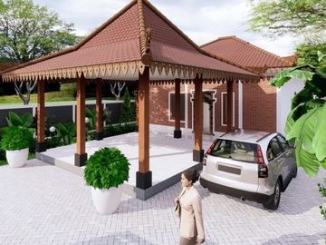 JOGLO MEWAH DI SLEMAN PALING DICARI SAMPING HOTEL HYATT FULLY FURNISHED