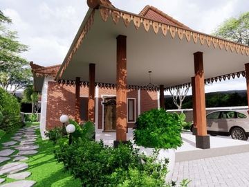 JOGLO MEWAH DI SLEMAN PALING DICARI SAMPING HOTEL HYATT FULLY FURNISHED