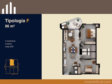 Departamento en Preventa zona Santa Maria - Monterrey, NL