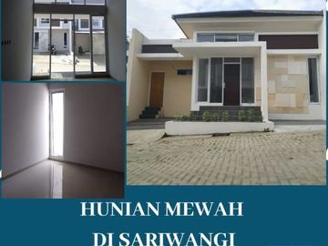 new model hunian di cluster mewah 90% sudah di huni di sariwangi