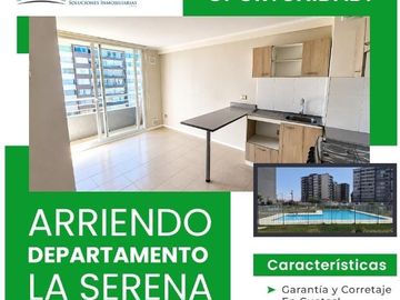 Depto ARRIENDO 2 dor 1 baño - sin estacionamiento La Serena