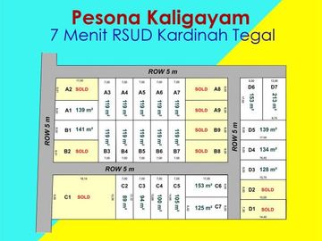 1 Jt-an Dekat RSUD Kardinah Tegal SHM Darat