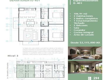 Departamento en Venta en Col. Ricardo Flores Magon, Veracruz, Ver. GVD-0141