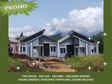 Posisi Hook Rumah Free Biaya Dekat Alun2 Malang 2KT Tipe 25/107