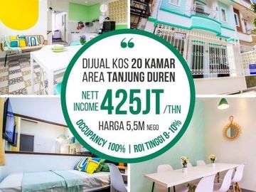 Dijual Murah Kost Full Terisi Di Tanjung Duren Jakarta Barat