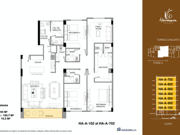 HARMONIA APARTMENTS, YUCATAN COUNTRY CLUB.