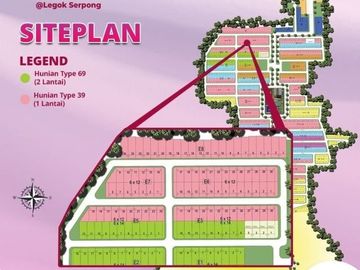 Cluster Maru 2Lt 3Bedroom Type 69/84,Rumah 2Lt Under 1M di Legok Tangerang(10mnt ke Exit Toll)