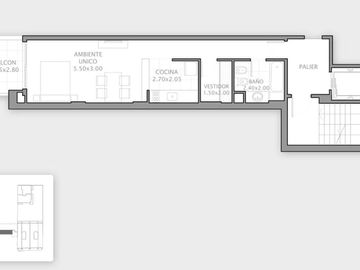 Venta Depto Loft a Estrenar, Rioja 540 - Gazze