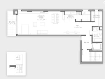 Venta Depto Loft a Estrenar, Rioja 540 - Gazze