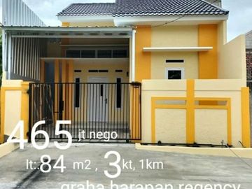 Rumah murah dalam perumahan Graha Harapan Regency, Babelan, Bekasi Utara