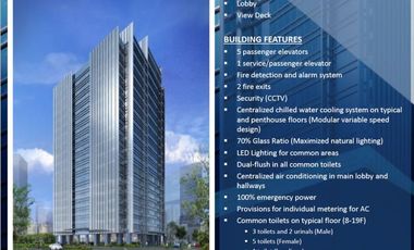 Office Condo at BPI Cebu Corporate Center for Sale