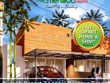 Rumah Resort 2 Lantai Modern Fasilitas Santorini Yunani Styl
