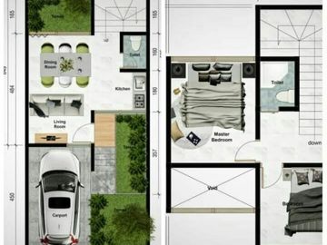 Rumah Baru Dijual Minimalis 2 Lantai Dekat Tol Pasteur 500 Jutaan