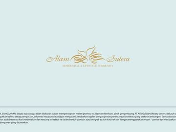 Hunian Modern Lokasi Premium, Nykka Sutera Narada Alam Sutera
