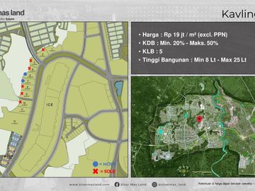 Kavling Komersial A16 Lokasi Dekat IPEKA di BSD City