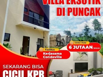 Cukup 600Jtan Punya Investasi Villa 2LT Full Furnish di Puncak Cipanas Cianjur