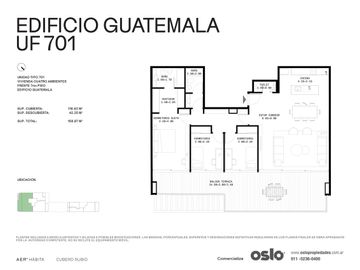 4 ambientes 174m2 en AER HABITA - Palermo Hollywood