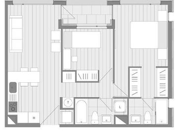 Departamento en venta de 2 dorm. en Sector Oriente Osorno