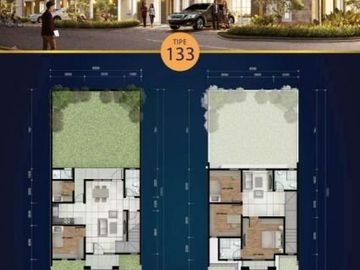 DIJUAL RUMAH HOEK MODERN SEMI FURNISH DI THE SAVIA BSD