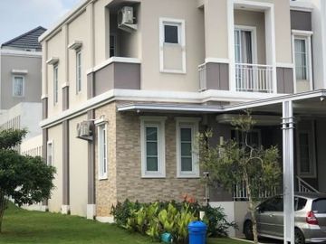 DIJUAL RUMAH HOEK MODERN SEMI FURNISH DI THE SAVIA BSD