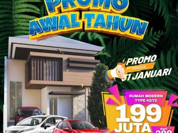 Terbaru Hunian modern ditengah perumahan mewah hanya 200juta
