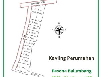 Tanah Bogor Dekat Kampus IPB, Diskon 25% SHM Terjamin