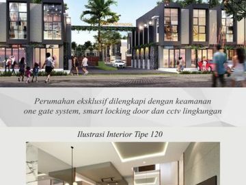 Rumah Modern 2 lantai Strategis Dekat Exit Tol Kopo