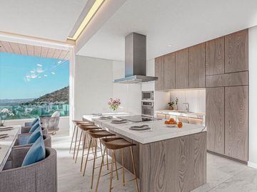 Departamento con vista al mar, spa, gimnasio, 3 albercas, restaurante y bar de j