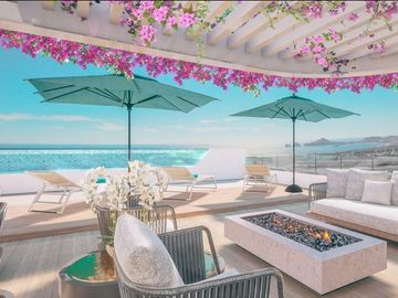 Departamento con vista al mar, spa, gimnasio, 3 albercas, restaurante y bar de j