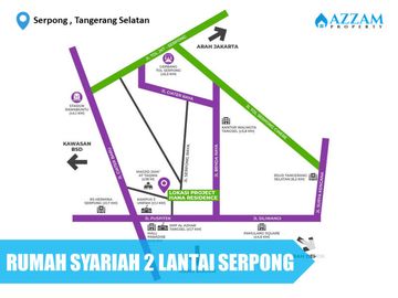 RUMAH 2 LANTAI MURAH DI SERPONG TANGERANG SELATAN