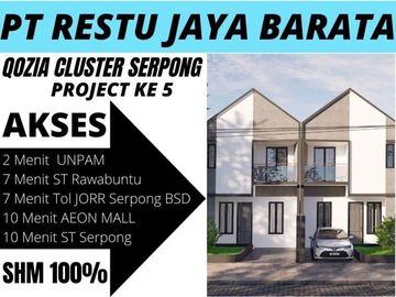 Rumah Serpong Qozia Serpong Di Serpong 600 Jutaan 100% SHM