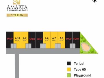 Rumah modern siap huni dalam cluster di Purwomartani