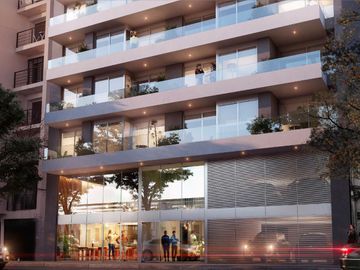 Venta monoambiente a estrenar con terraza en Tres Cruces, Montevideo