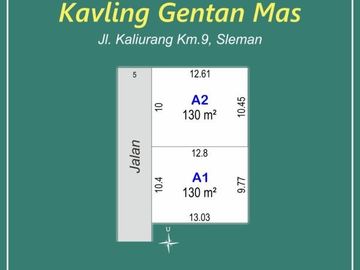 Kavling SHM, 400 Jt-an / Unit Legalitas SHM Jogja