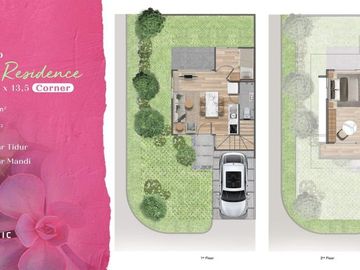 Rumah Modern Cantik harga Murah, Cendana Botanic Lippo Karawaci