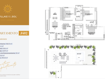 Departamento (T.PH3R) en Venta en Villas del Sol