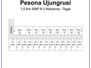 Tanah Dijual Di Adiwerna Tegal, SHM Pecah Unit