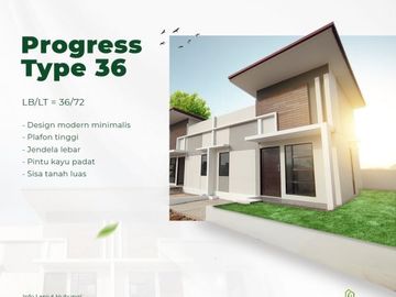 DIJUAL RUMAH TIPE 36 DI TEMBESI! KONSEP MINIMALIS MODERN