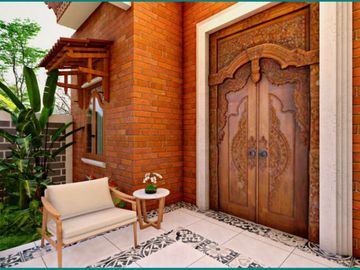 Rumah Hunian Bertema Adat Jawa di Prambanan